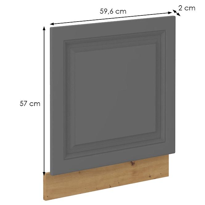 Stilo kuhinjska fronta 59,6x2x57 cm tamno siva/natur (artisan hrast)