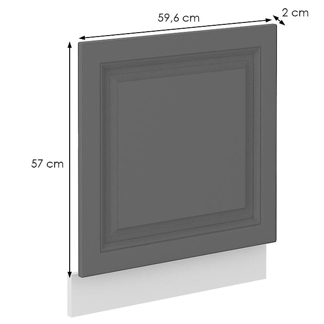 Stilo kuhinjska fronta 59,6x2x57 cm tamno siva/bijela