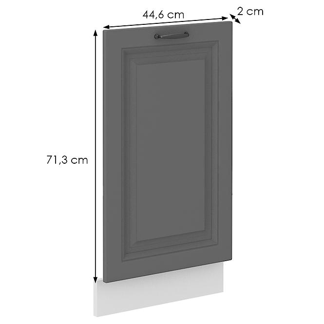 Stilo kuhinjska fronta 44,6x2x71,3 cm tamno siva/bijela