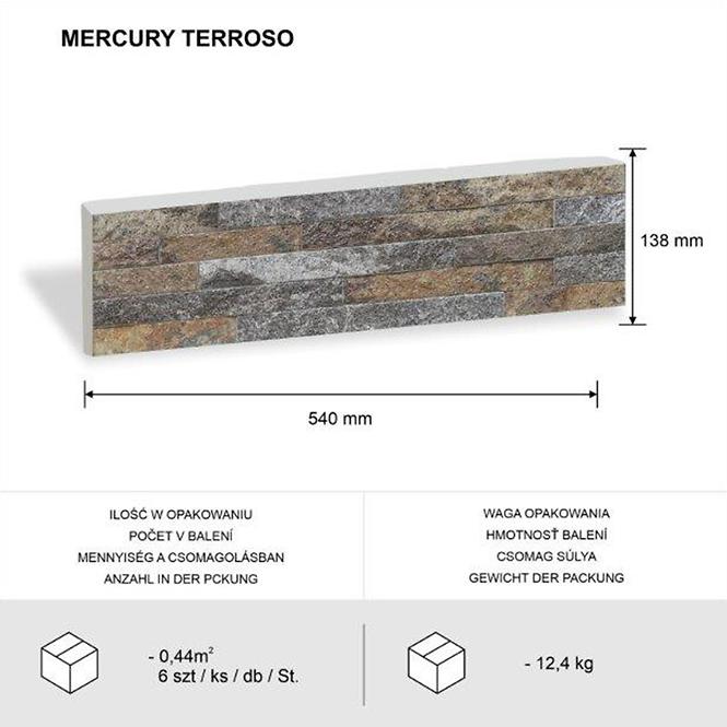 Kamen Mercury Teroso pak=0,44 m2