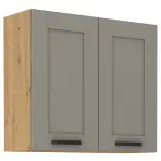 Luna 80G-72 2F ormar kuhinjski 2 vrata 80x31x72 cm siva/natur (artisan hrast)