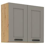 Luna 80G-72 2F ormar kuhinjski 2 vrata 80x31x72 cm siva/natur (artisan hrast)