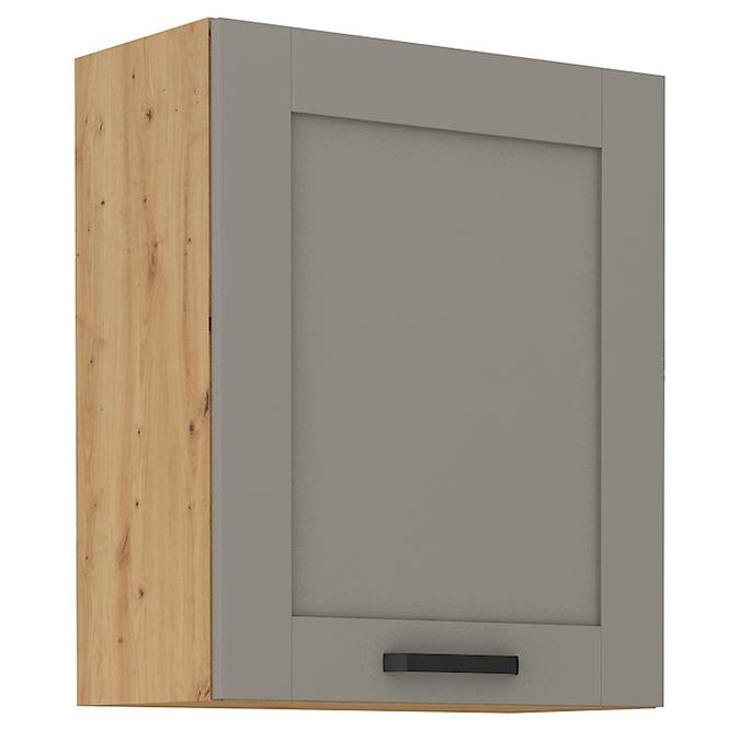Luna 60G-72 1F ormarić kuhinjski 1 vrata 60x29x72 cm siva/natur (artisan hrast)