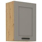 Luna 50G-72 1F ormarić kuhinjski1 vrata 50x31x72cm siva/natur (artisan hrast)