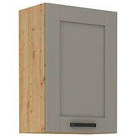 Luna 50G-72 1F ormarić kuhinjski1 vrata 50x31x72cm siva/natur (artisan hrast)