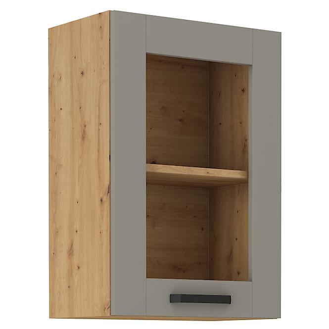 Luna 40GS-72 1F kuhinjski element 1 vrata 40x31x72 cm siva/natur (artisan hrast)