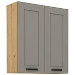 Luna 80G-90 2F ormar kuhinjski 2 vrata 80x31x90 cm siva/natur (artisan hrast)