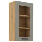 Luna 40GS-90 1F kuhinjski element 1 vrata 40x31x90 cm siva/natur (artisan hrast)