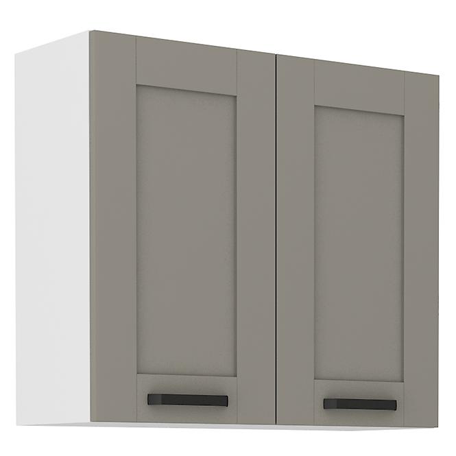 Luna 80G-72 2F kuhinjski element 2 vrata 80x31x72cm siva/bijela