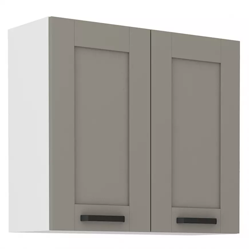 Luna 80G-72 2F kuhinjski element 2 vrata 80x31x72cm siva/bijela