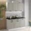 Luna 40G-72 1F kuhinjski element 1 vrata 40x31x72 cm siva/bijela,4