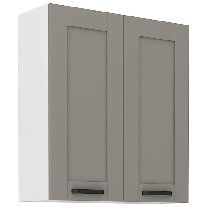 Luna 80G-90 2F kuhinjski element 2 vrata 80x31x90 cm siva/bijela