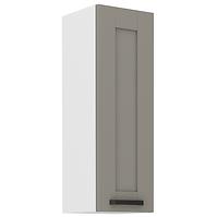 Luna 30G-90 1F kuhinjski element 1 vrata 30x31x90 cm siva/bijela