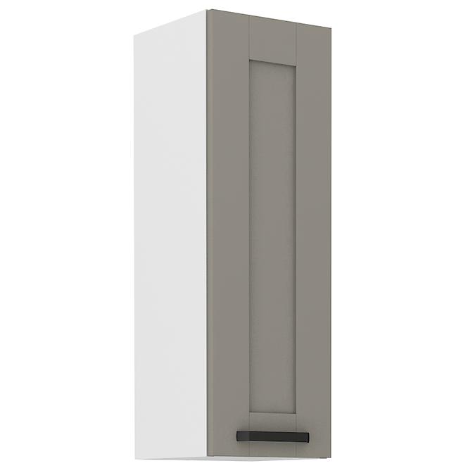 Luna 30G-90 1F kuhinjski element 1 vrata 30x31x90 cm siva/bijela