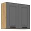 Luna 80G-72 2F kuhinjski element 2 vrata 80x31x72cm tamno siva/ natur (artisan hrast)