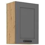 Luna 50G-72 1F kuhinjski element 1 vrata 50x31x72 cm tamno siva/ natur (artisan hrast)