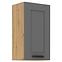 Luna 40G-72 1F kuhinjski element 1 vrata 40x31x72 cm tamno siva/ natur (artisan hrast)
