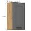Luna 40G-72 1F kuhinjski element 1 vrata 40x31x72 cm tamno siva/ natur (artisan hrast),2