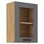 Luna 40GS-72 1F kuhinjski element 1 vrata 40x31x72 cm tamno siva/ natur (artisan hrast)