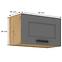 Luna 60GU-36 1F kuhinjski element 1 vrata 60x31x36 cm tamno siva/ natur (artisan hrast),2