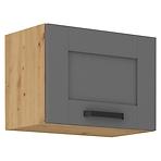 Luna 50GU-36 1F kuhinjski element 1 vrata 50x31x36 cm tamno siva/ natur (artisan hrast)