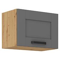 Luna 50GU-36 1F kuhinjski element 1 vrata 50x31x36 cm tamno siva/ natur (artisan hrast)