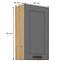 Luna  50G-90 1F kuhinjski element 1 vrata 50x31x90 cm tamno siva/ natur (artisan hrast),2