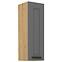Luna 30G-90 1F kuhinjski element 1 vrata 30x31x90 cm tamno siva/ natur (artisan hrast)