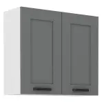 Luna 80G-72 2F kuhinjski element 2 vrata 80x31x72 cm tamno sivo/bijela