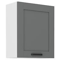 Luna 60G-72 1F kuhinjski element 1 vrata 60x31x72 cm tamno siva/bijela
