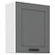 Luna 60G-72 1F kuhinjski element 1 vrata 60x31x72 cm tamno siva/bijela