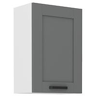 Luna 50G-72 1F kuhinjski element 1 vrata 50x31x72 cm tamno siva/bijela
