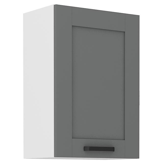 Luna 50G-72 1F kuhinjski element 1 vrata 50x31x72 cm tamno siva/bijela