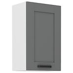 Luna 45G-72 1F kuhinjski element 1 vrata 45x31x72 cm tamno siva/bijela