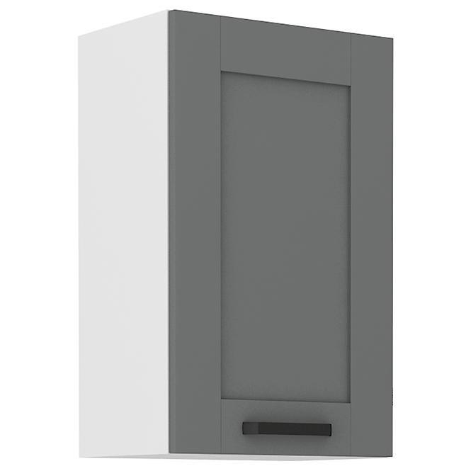 Luna 45G-72 1F kuhinjski element 1 vrata 45x31x72 cm tamno siva/bijela