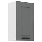 Luna 40G-72 1F kuhinjski element 1 vrata 40x31x72 cm tamno siva/bijela