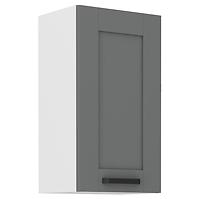 Luna 40G-72 1F kuhinjski element 1 vrata 40x31x72 cm tamno siva/bijela