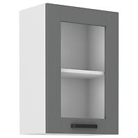 Luna 40GS-72 1F kuhinjski element 1 vrata 40x31x72 cm tamno siva/bijela