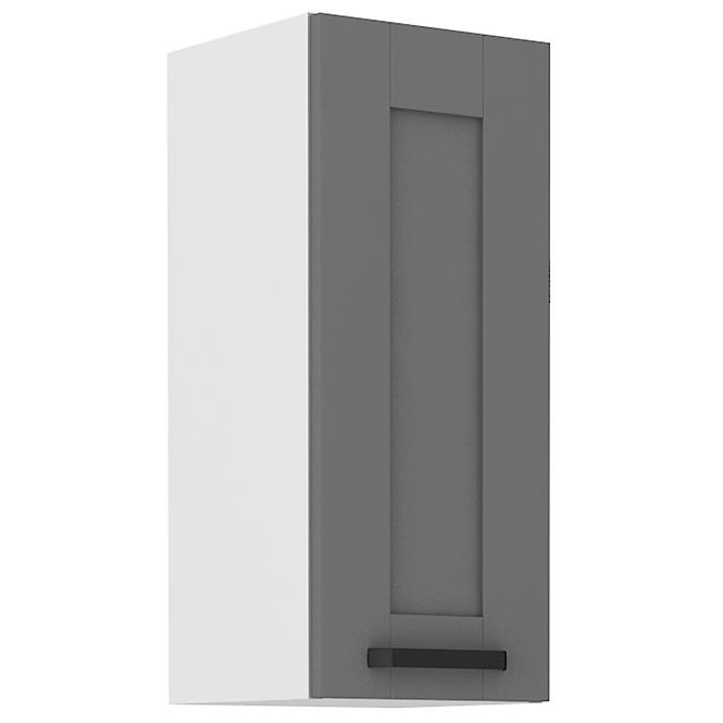 Luna 30G-72 1F kuhinjski element 1 vrata 30x31x72 cm tamno siva/bijela