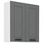 Luna 80G-90 2F kuhinjski element 2 vrata 80x31x90 cm tamno siva/bijela