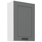 Luna 60G-90 1F kuhinjski element 1 vrata 60x31x90 cm tamno siva/bijela