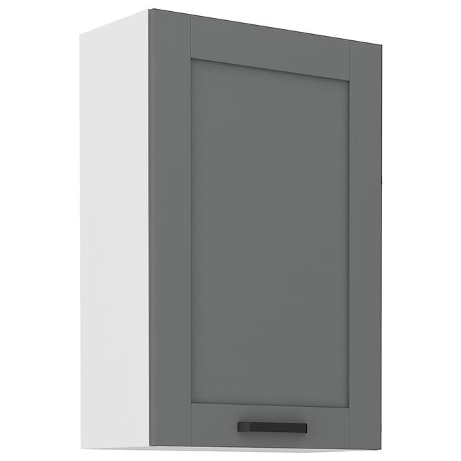 Luna 60G-90 1F kuhinjski element 1 vrata 60x31x90 cm tamno siva/bijela