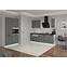 Luna 60G-90 1F kuhinjski element 1 vrata 60x31x90 cm tamno siva/bijela,3