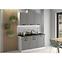 Luna 60G-90 1F kuhinjski element 1 vrata 60x31x90 cm tamno siva/bijela,4