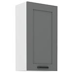 Luna 50G-90 1F kuhinjski ormarić 1 vrata 50x31x90 cm tamno siva/bijela