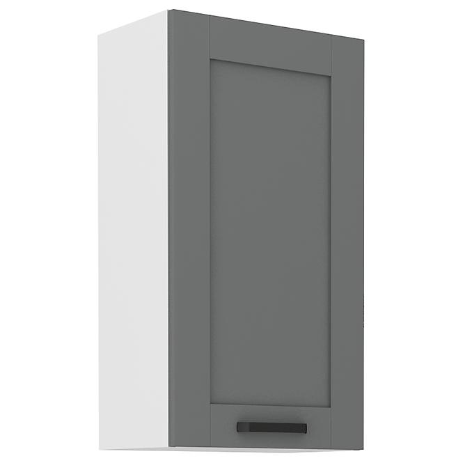 Luna 50G-90 1F kuhinjski ormarić 1 vrata 50x31x90 cm tamno siva/bijela