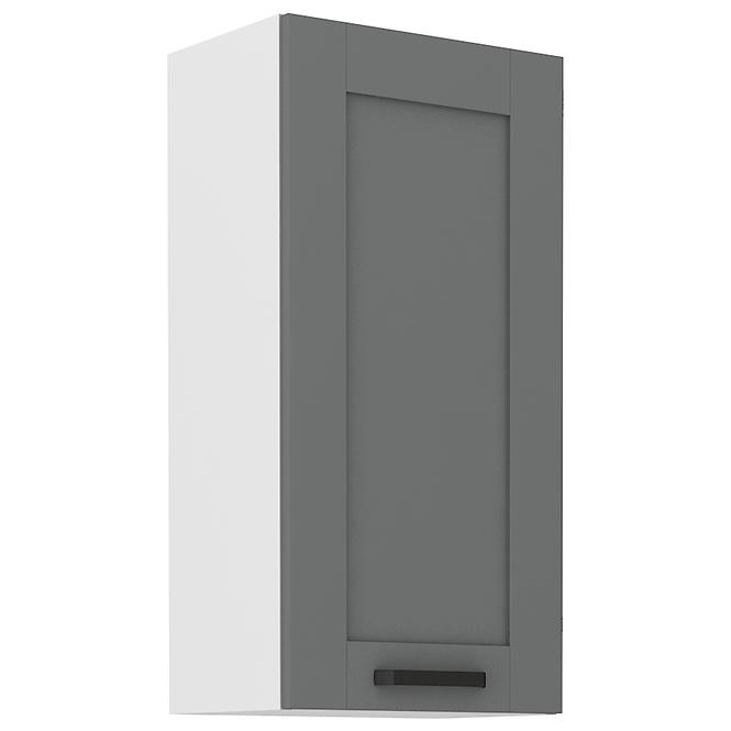 Luna 45G-90 1F kuhinjski ormarić 1 vrata 45x31x90 cm tamno siva/bijela