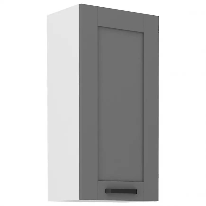 Luna 45G-90 1F kuhinjski ormarić 1 vrata 45x31x90 cm tamno siva/bijela