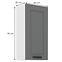 Luna 45G-90 1F kuhinjski ormarić 1 vrata 45x31x90 cm tamno siva/bijela,2