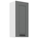 Luna 40G-90 1F kuhinjski element 1 vrata 40x31x90 cm tamno siva/bijela